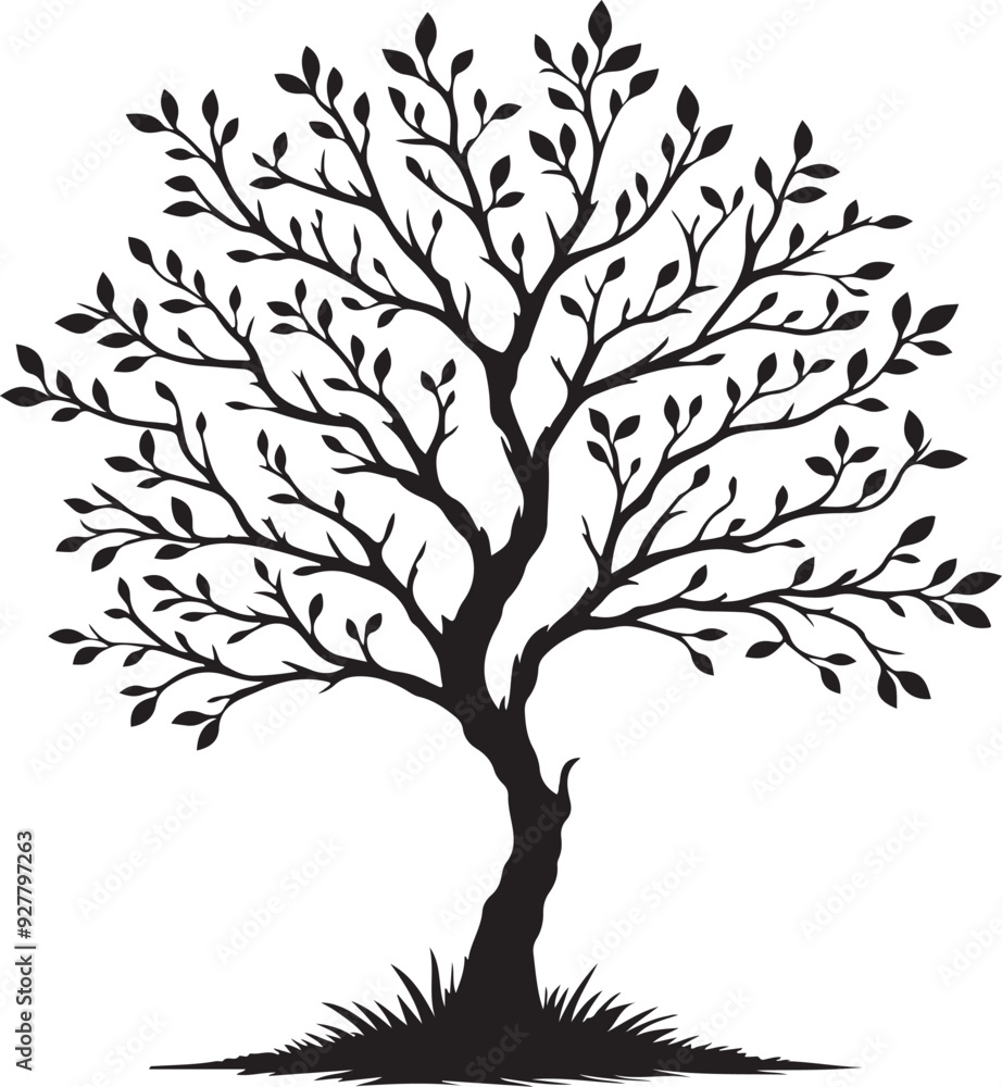 Obraz premium Stylish tree vector design