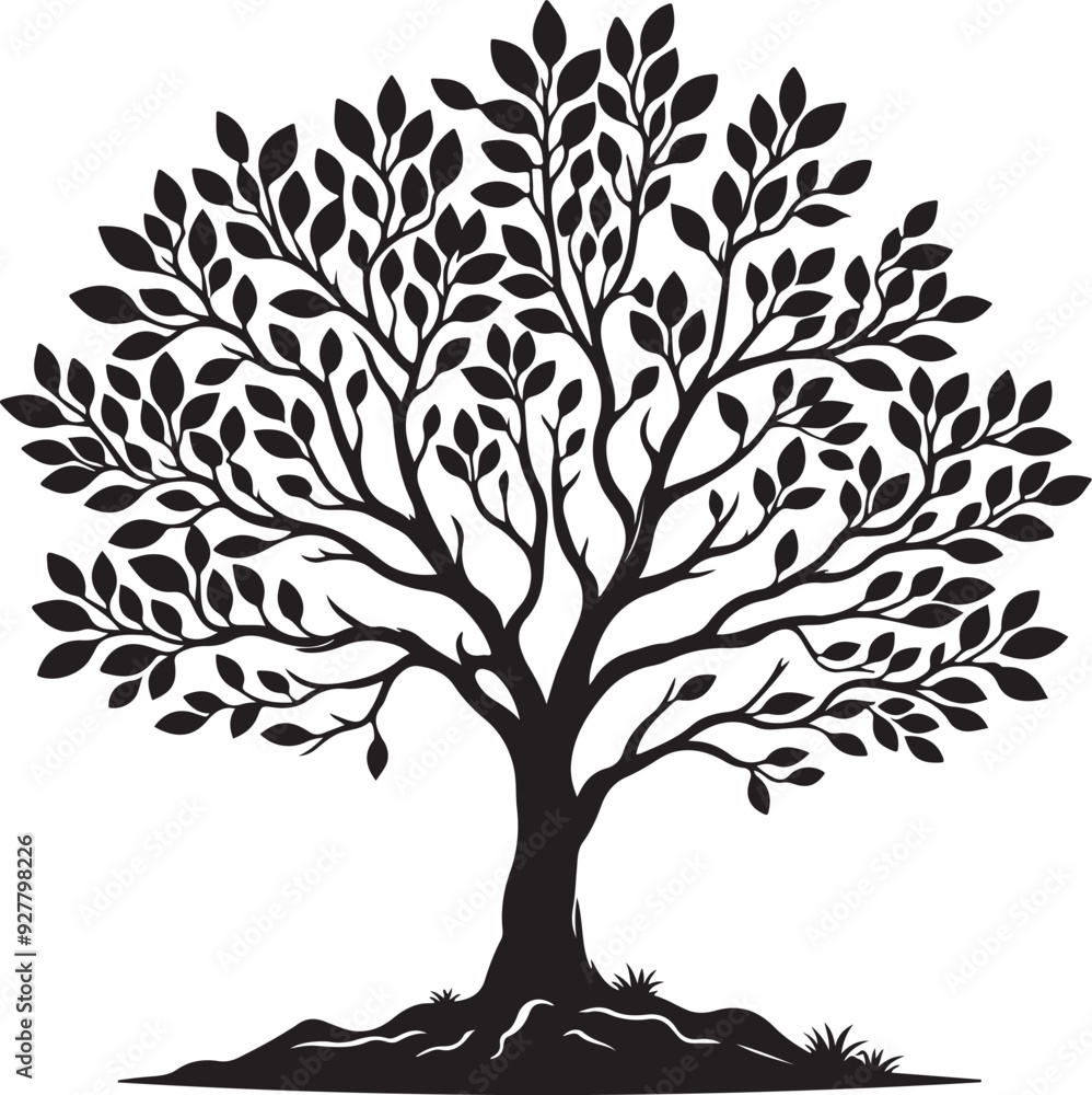 Obraz premium Stylish tree vector design