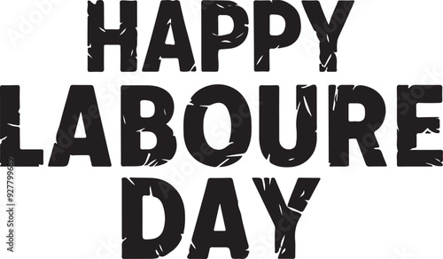 Laboure day typography vector design.