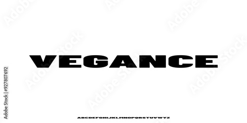 Modern Bold Heavy Strong Font. Extended font Typography urban style fonts for sport, technology, digital, engine, machine, movie, logo design, vector illustration