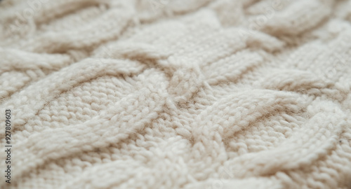 Knitted textured background with pattern