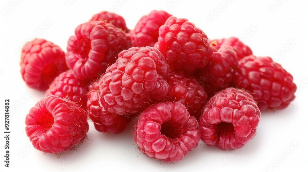 Fresh raspberry fruit closeup view Fresh raspberry fruit closeup view