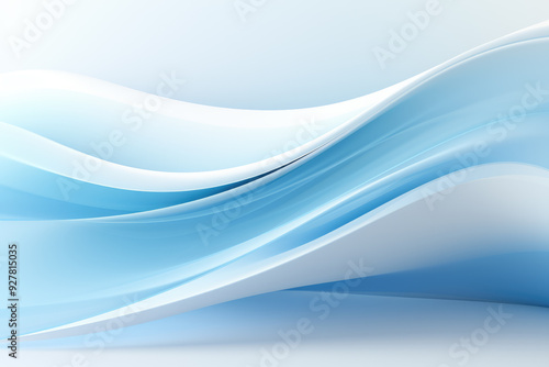 generated illustration of blue white pastel gradient background smooth light blue