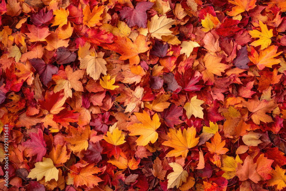 A vibrant background featuring a colorful array of autumn leaves scattered across the ground. A vibrant background featuring a colorful array of autumn leaves scattered across the ground.