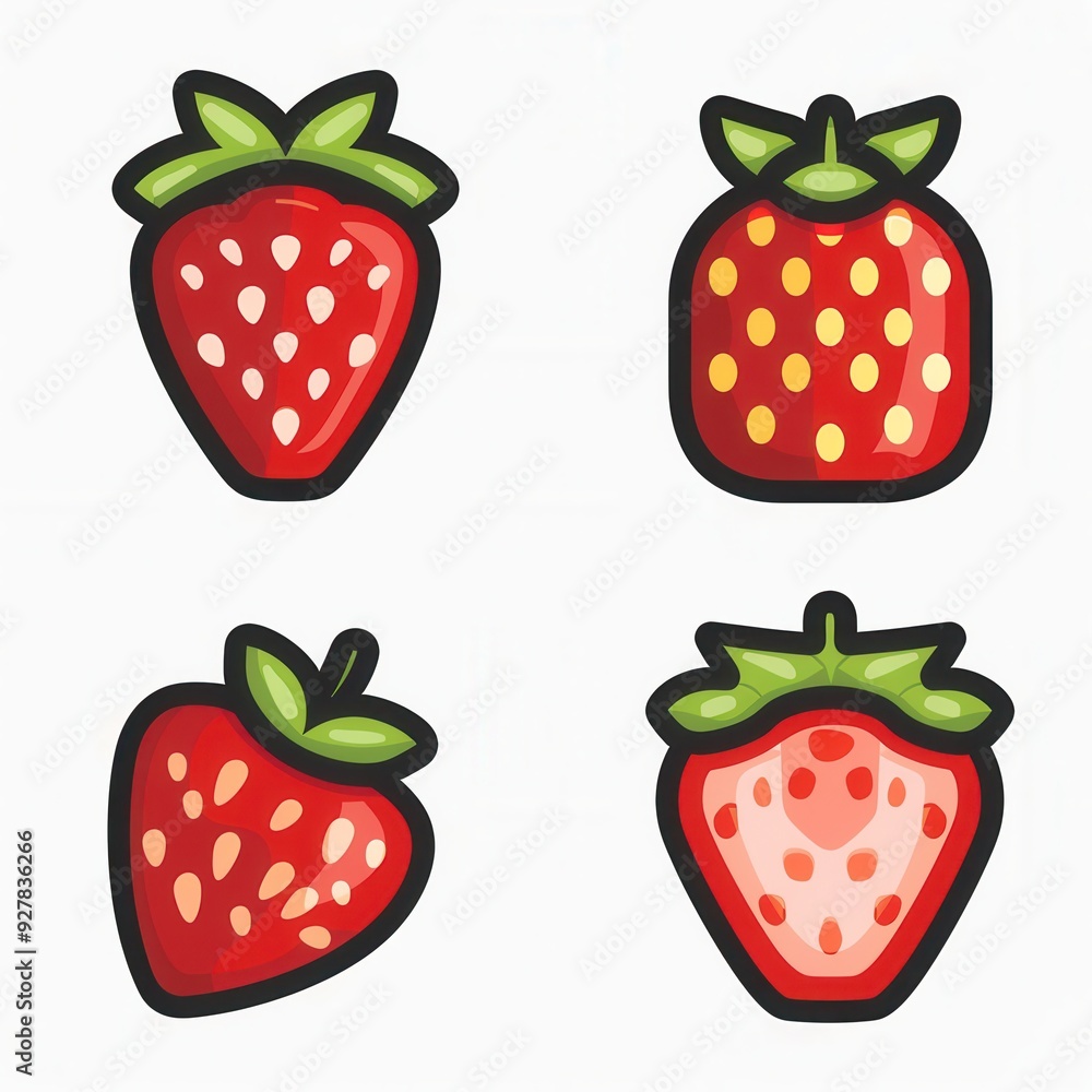 Vector illustration of strawberry Vector illustration of strawberry