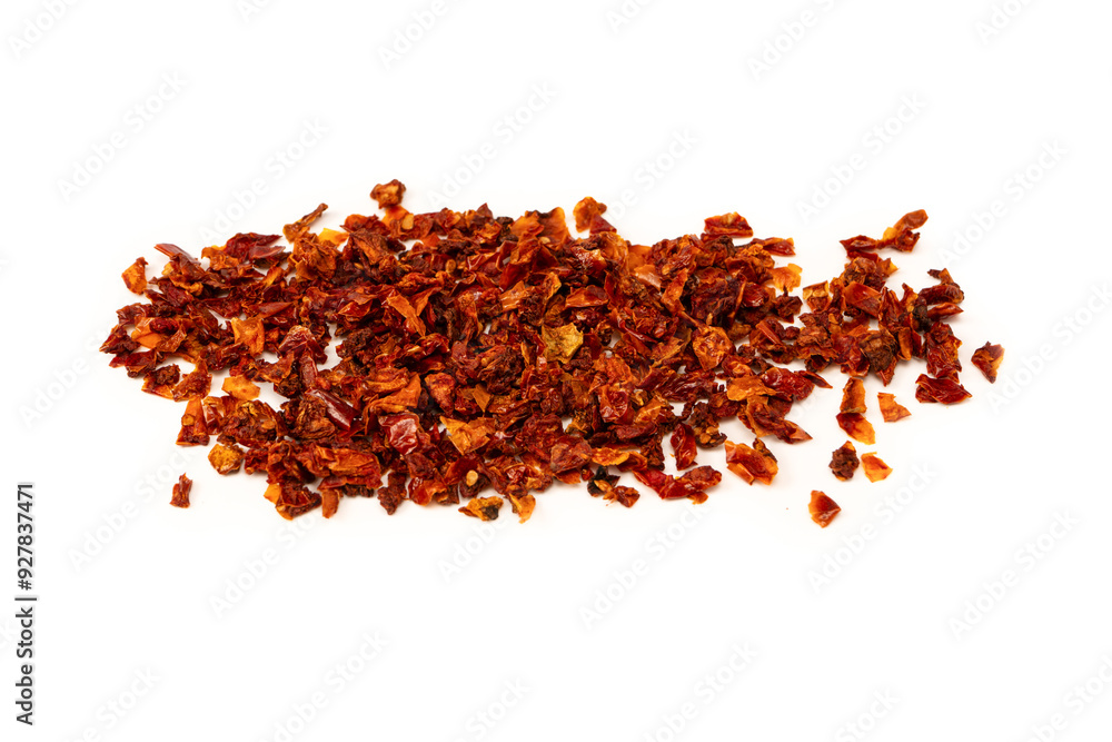 Dried tomatoes isolated on a white background. Dried tomatoes isolated on a white background.