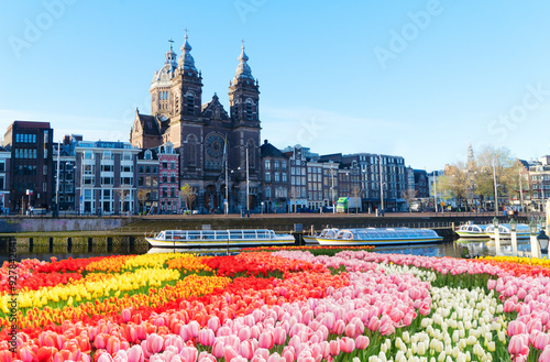 Canvas Print Church of St Nicholas , Amsterdam