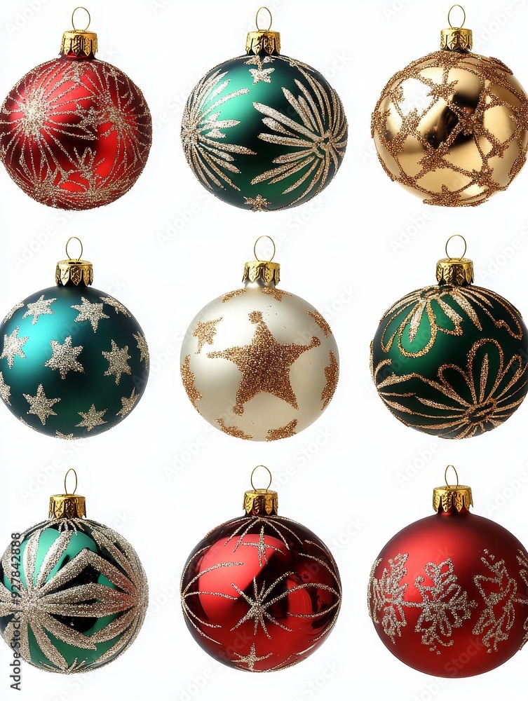 Nine Christmas Ornaments: A Festive Ensemble Nine Christmas Ornaments: A Festive Ensemble