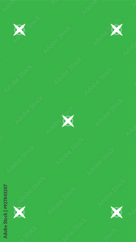 Green screen background, VFX motion tracking markers. Art design green screen backdrop template. Abstract concept video footage replacement tracking markers element. Green screen background, VFX motion tracking markers. Art design green screen backdrop template. Abstract concept video footage replacement tracking markers element.