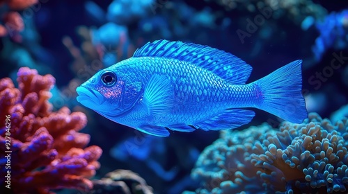 fish in aquarium