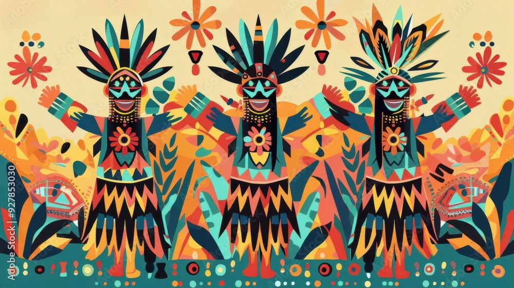 Fototapeta premium Traditional Arts Performance of Indigenous Peoples