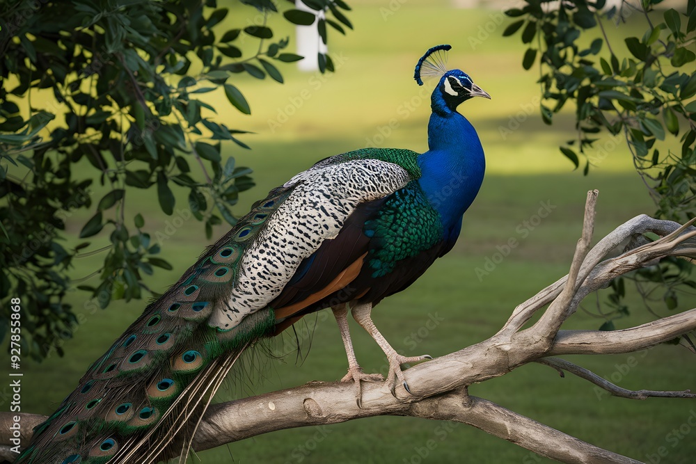Congo Peafowl Bird Perched on a Branch in Nature, Realistic Photo, Wallpaper, Cover and Screen for Smartphone, Cell Phone, Computer, Laptop Congo Peafowl Bird Perched on a Branch in Nature, Realistic Photo, Wallpaper, Cover and Screen for Smartphone, Cell Phone, Computer, Laptop