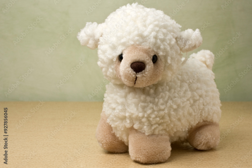 Fototapeta premium lamb toy childhood