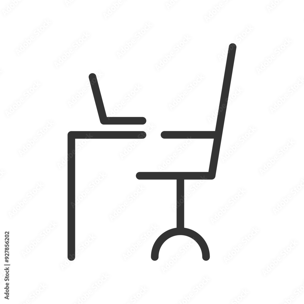 Coworking, Workplace or Workspace line icon.Remote Work symbol.Meeting Room pictogram.Co Working Space sign. Vector graphics illustration EPS 10. Editable stroke.Transparent background. Coworking, Workplace or Workspace line icon.Remote Work symbol.Meeting Room pictogram.Co Working Space sign. Vector graphics illustration EPS 10. Editable stroke.Transparent background.