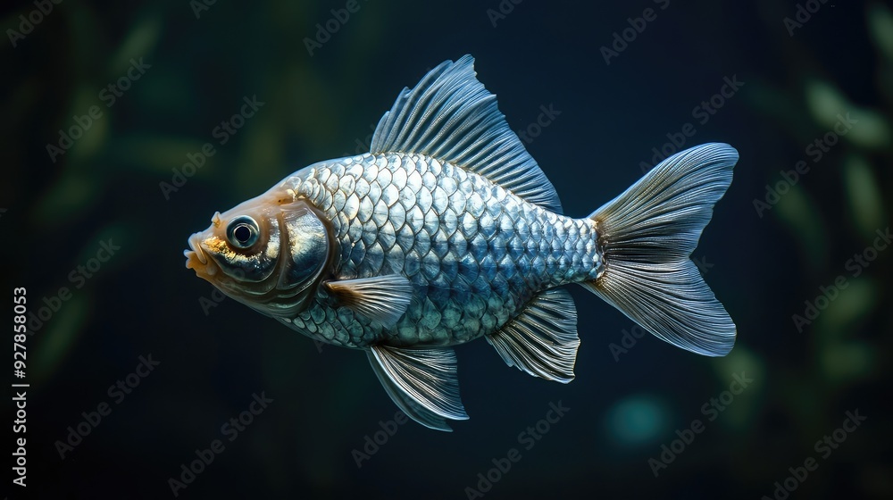 Fototapeta premium swimming in aquarium