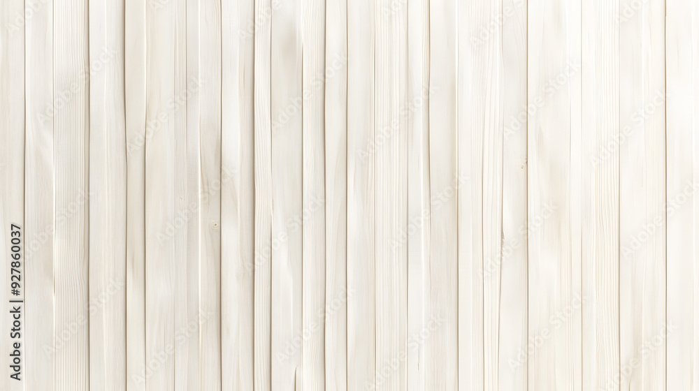 Fototapeta premium Light-colored wooden planks arranged in a vertical pattern, creating a textured background suitable for various applications