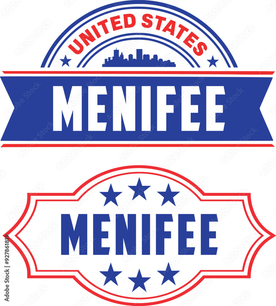 Menifee California Vector Set Menifee California Vector Set