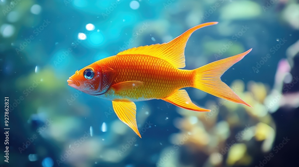 goldfish in aquarium goldfish in aquarium