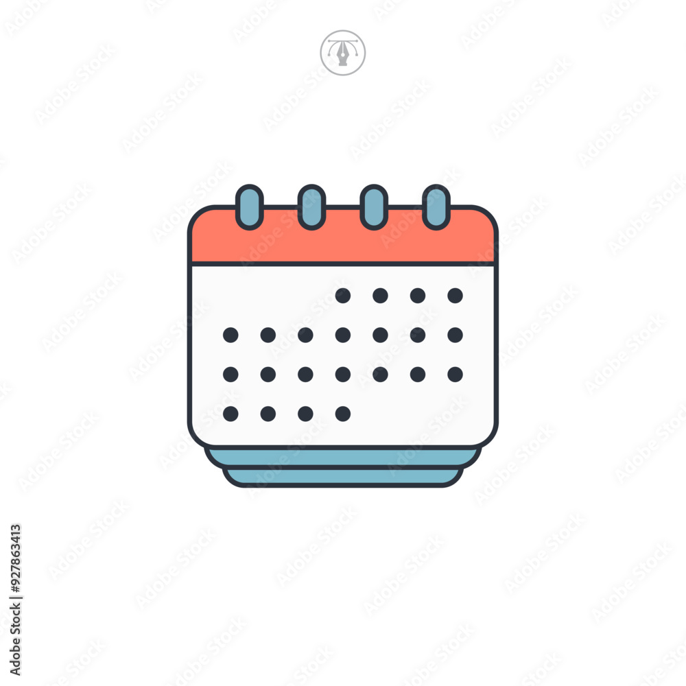 Briefcase icon symbol vector illustration isolated on white background Briefcase icon symbol vector illustration isolated on white background