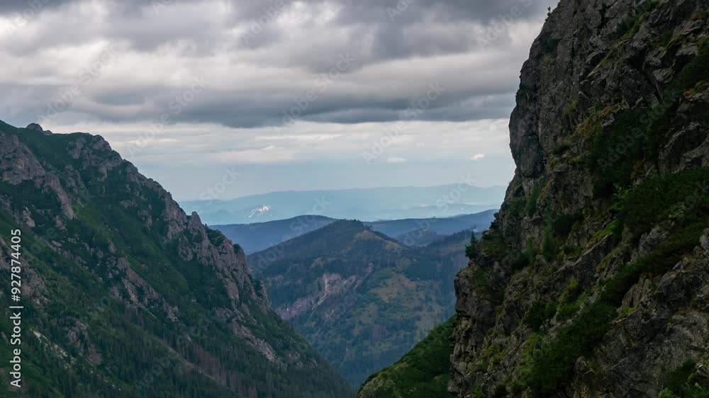 Captivating Skyline and Cloud Dance over Tatra Mountains - Summer Captivating Skyline and Cloud Dance over Tatra Mountains - Summer