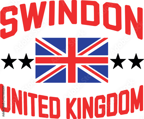 Swindon United Kingdom Vector