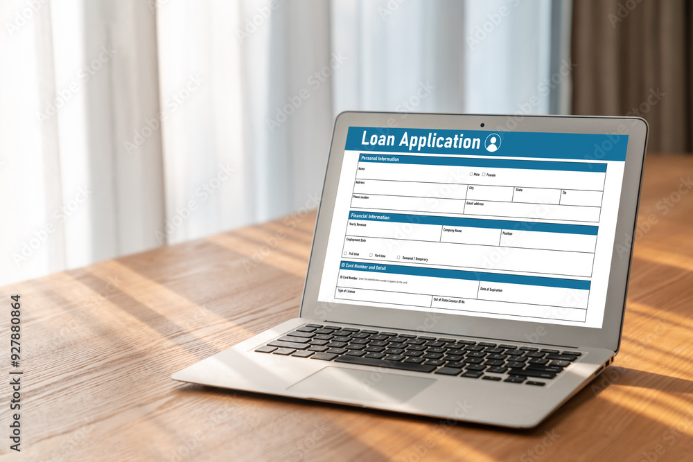 Online loan application form for modish digital information collection on the internet network Online loan application form for modish digital information collection on the internet network