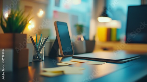 Wallpaper Mural Modern Minimalist Workspace: A Clean and Inspiring Desk Setup Torontodigital.ca