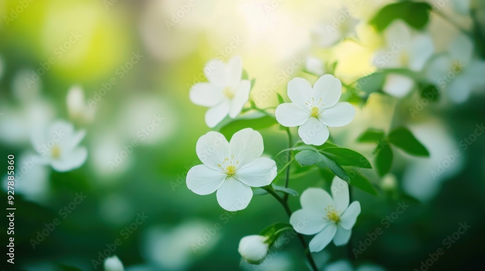 Delicate White Blossoms in Spring Delicate White Blossoms in Spring