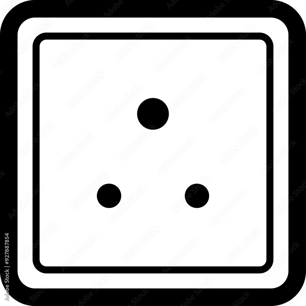 Power Socket Line Icon - Minimalist Outline Design, High-Resolution Vector Graphic, Ideal for Electrical Outlets, Home Utilities, and Technology Illustrations Power Socket Line Icon - Minimalist Outline Design, High-Resolution Vector Graphic, Ideal for Electrical Outlets, Home Utilities, and Technology Illustrations