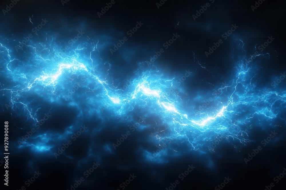 dynamic 3d render of lightning strike vibrant electric blue color branching fractal patterns dark stormy background highcontrast dramatic effect dynamic 3d render of lightning strike vibrant electric blue color branching fractal patterns dark stormy background highcontrast dramatic effect