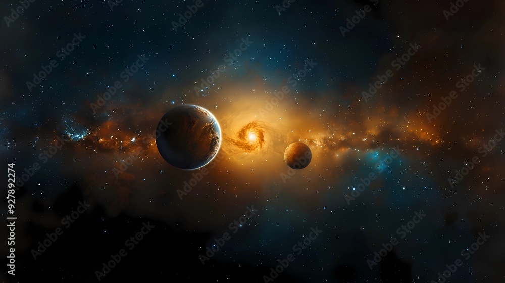planet in space planet in space