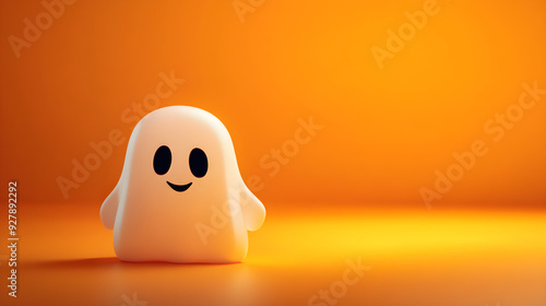 Ethereal Ghost Soft Spooky Gradient Background