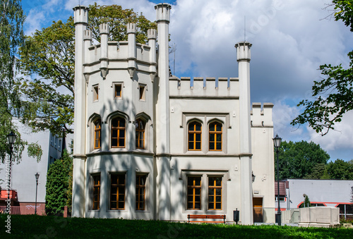 a 19th-century palace in the neo-Gothic style in Bytom, the Tiele-Winckler Palace in Miechowice. photo