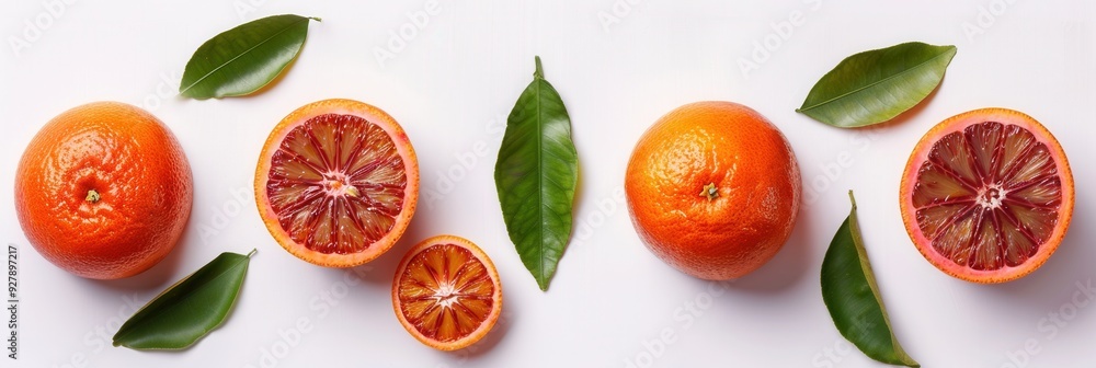 Fresh red blood orange fruit closeup view Fresh red blood orange fruit closeup view
