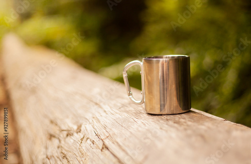 Mountain Warehouse Mug with Karabiner, tourist thermo - cup with place for text