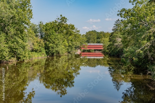 The Beautiful Adams County Countryside on a Summer Day, Pennsylvania USA photo