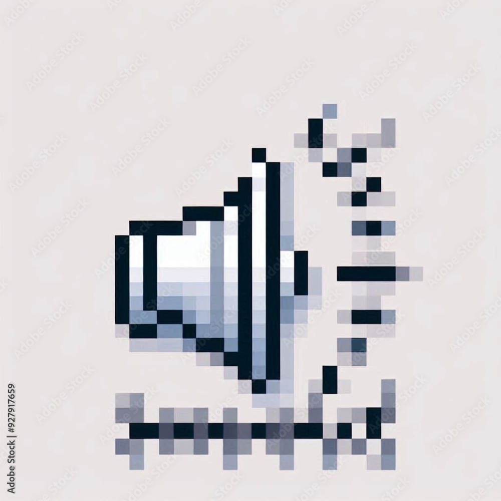 Pixel Art Volume Down Icon Pixel Art Volume Down Icon
