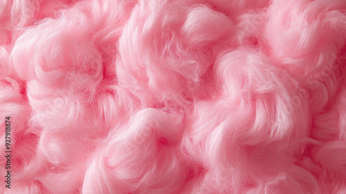 Pink Cotton Candy Seamless Background