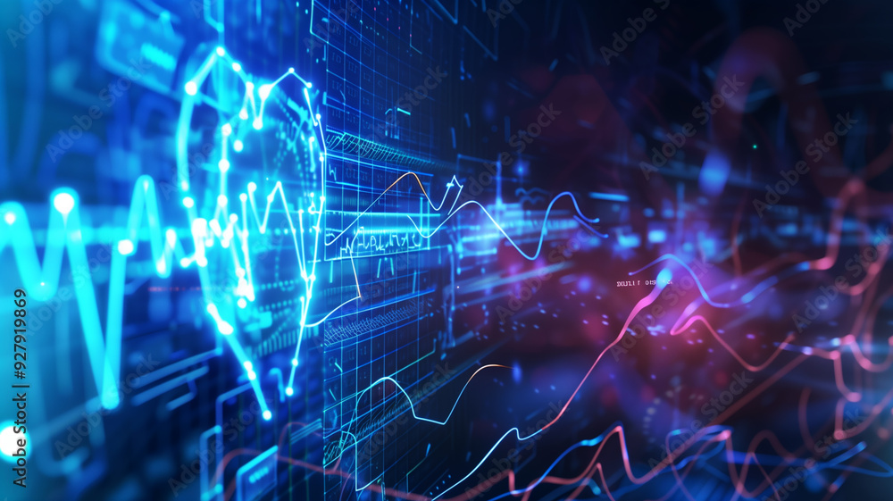 A heart of data beats in harmony with the language of computers. A heart of data beats in harmony with the language of computers.