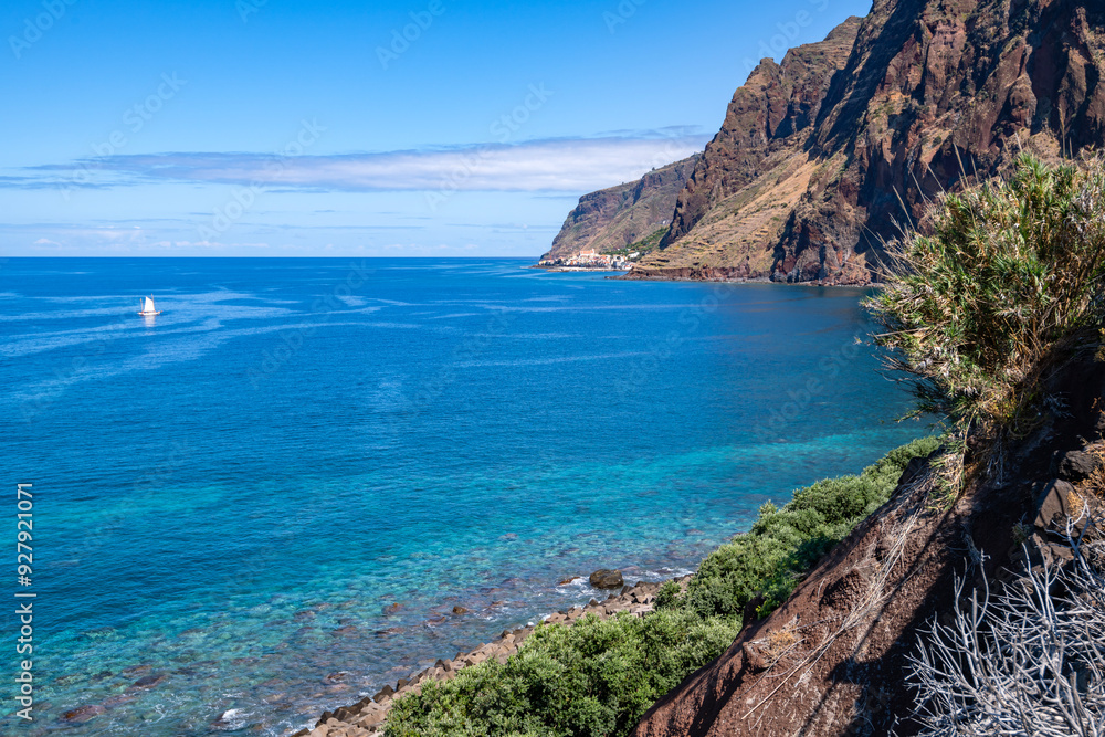Beautiful coastline around Jardim do Mar and Paul do Mar, Madeira Beautiful coastline around Jardim do Mar and Paul do Mar, Madeira