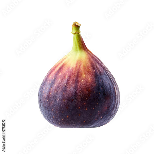 fig fruit isolated white background