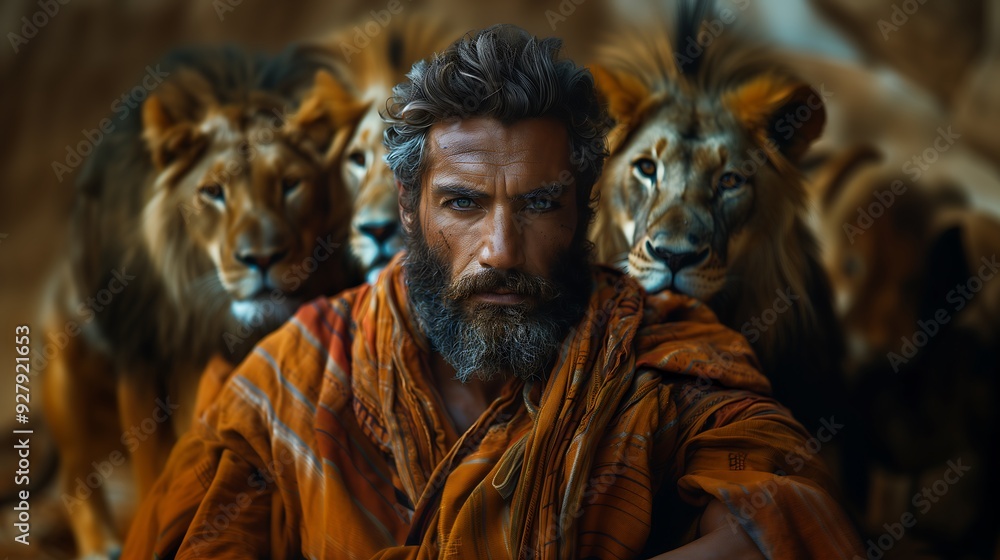 Profeta Daniel e os leões, Prophet Daniel and the lions Profeta Daniel e os leões, Prophet Daniel and the lions