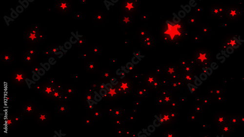 Fotografia The Space travel, fly trough deep universe with millions of stars in dark sky bl