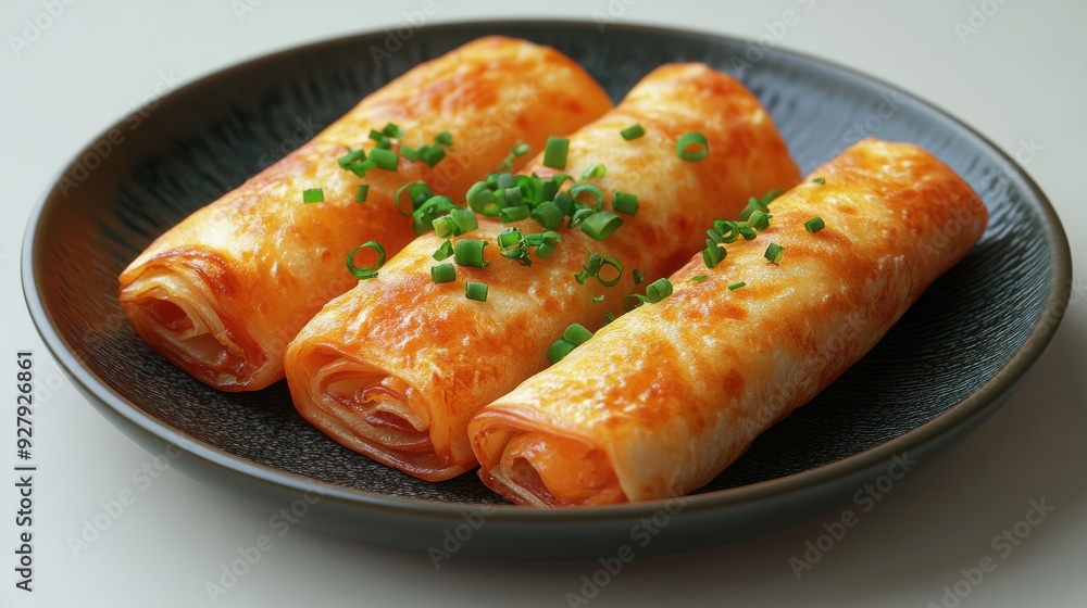 Delicious Cheesy Rolls with Green Onions Delicious Cheesy Rolls with Green Onions