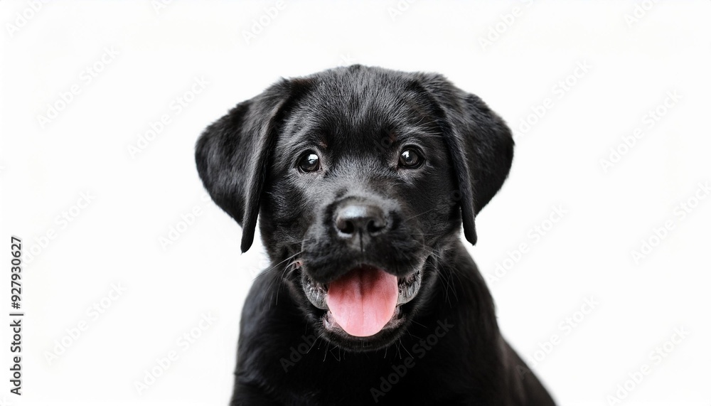 笑顔のラブラドールレトリバーの子犬のポートレート(Portrait of a smiling Labrador Retriever puppy on white background)
笑顔のラブラドールレトリバーの子犬のポートレート(Portrait of a smiling Labrador Retriever puppy on white background)