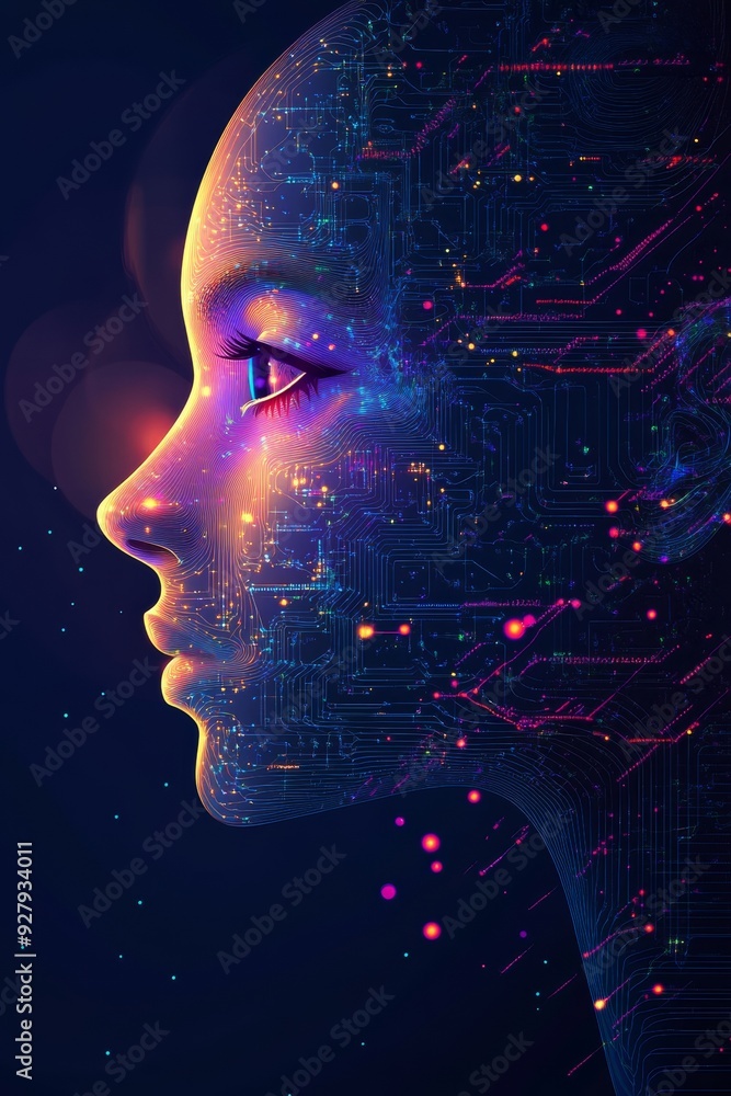 Neon Consciousness: A Vision of Digital Realms Neon Consciousness: A Vision of Digital Realms