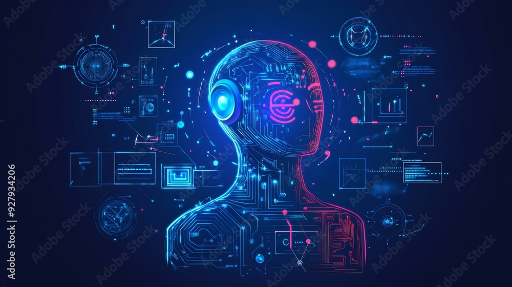 Neon Consciousness: A Vision of Digital Realms Neon Consciousness: A Vision of Digital Realms