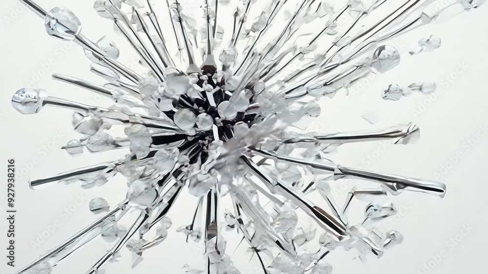 black and white abstract 3d render of a flower black and white abstract 3d render of a flower