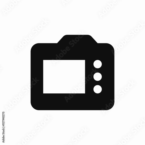 photo camera back side icon