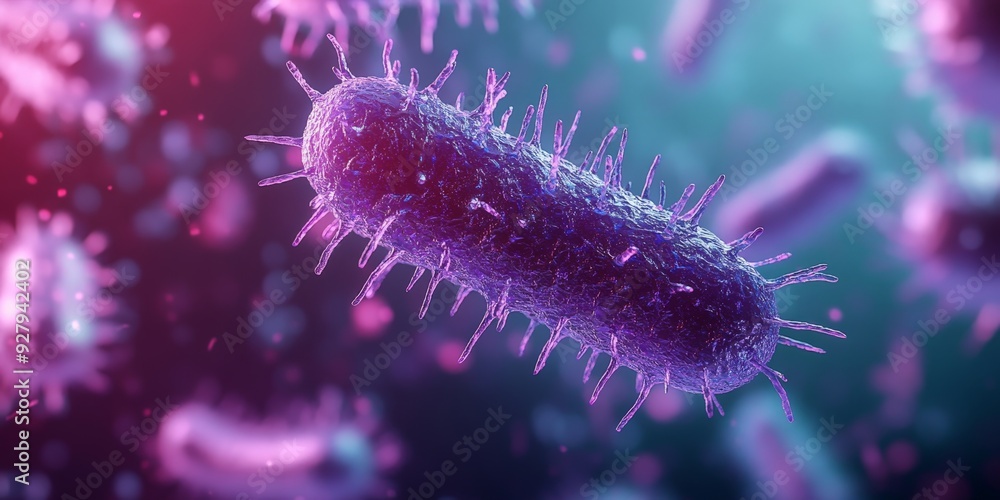 medical illustration of monkeypox virus structure medical illustration of monkeypox virus structure